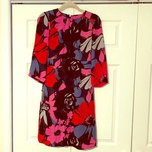 Tory Burch 3/4 Sleeve Silk Dress